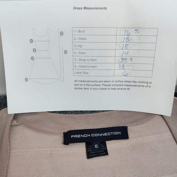 French Connection Bodycon Bandage Dress - 6 - Picture 7 of 7